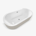Vista interior de la tina de baño minimalista sin hidromasaje E11