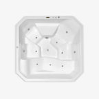 Jacuzzi M1029 con hidromasaje empotrable para 5 personas, en color blanco
