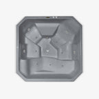 Jacuzzi cuadrado minimalista M1029 empotrable en color Gris perla