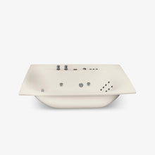 Cargar imagen en el visor de la galería, Tina M1015 en acabado arena, diseño contemporáneo con hidromasaje