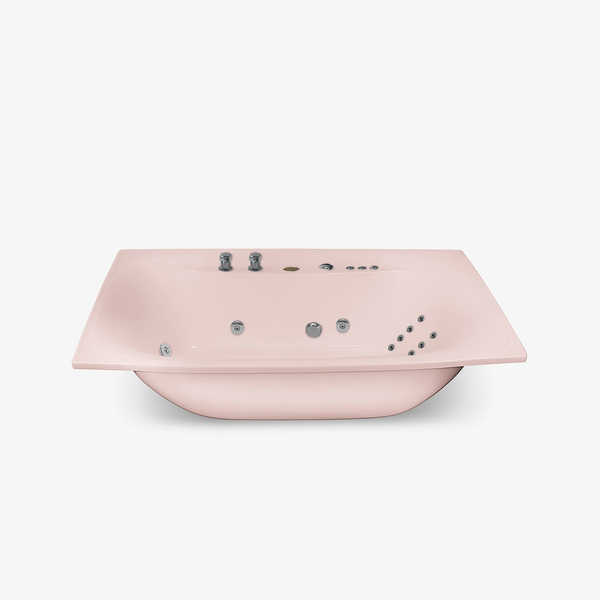Tina M1015 en acabado rosa claro, diseño minimalista con hidrojets.
