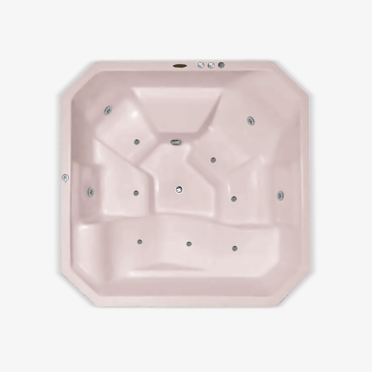 Spa con hidromasaje M1029 en tono rosa